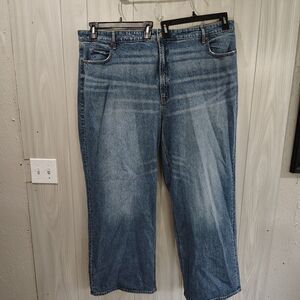 Old Navy Extra High Rise Sky- Hi Wide Leg Secret Smooth Pockets Plus Size 26